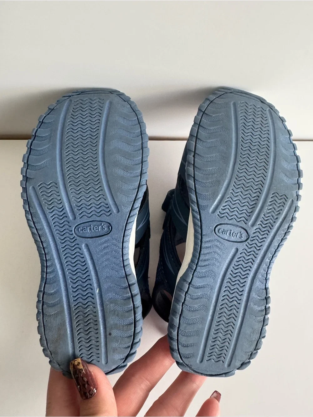 Carter's Navy and Orange Toddler Sandals - Size 11